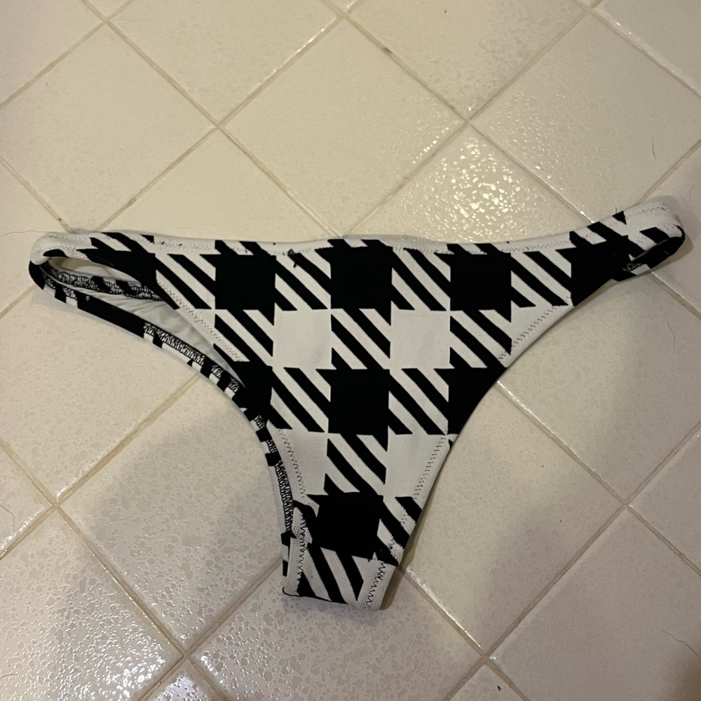 Solid And Striped Rachel Houndstooth Bikini Bottom - image 3